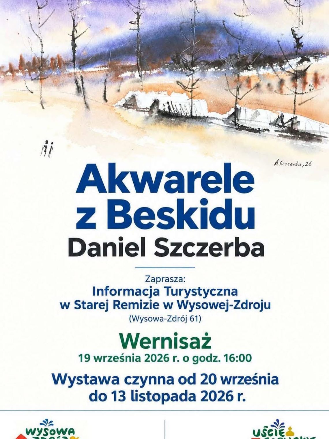 Akwarele z Beskidu w Wysowej-Zdroju | zapowiedzi wydarzeń - halogorlice.info Akwarele z Beskidu w Wysowej-Zdroju | zapowiedzi wydarzeń - halogorlice.info