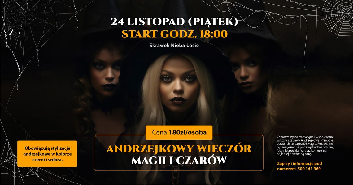 Andrzejkowy Wieczór Magii i Czarów | halogorlice.info