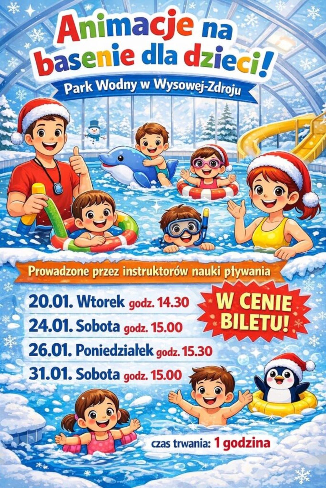 Animacje na basenie dla dzieci | zapowiedzi wydarzenia - halogrlice.info