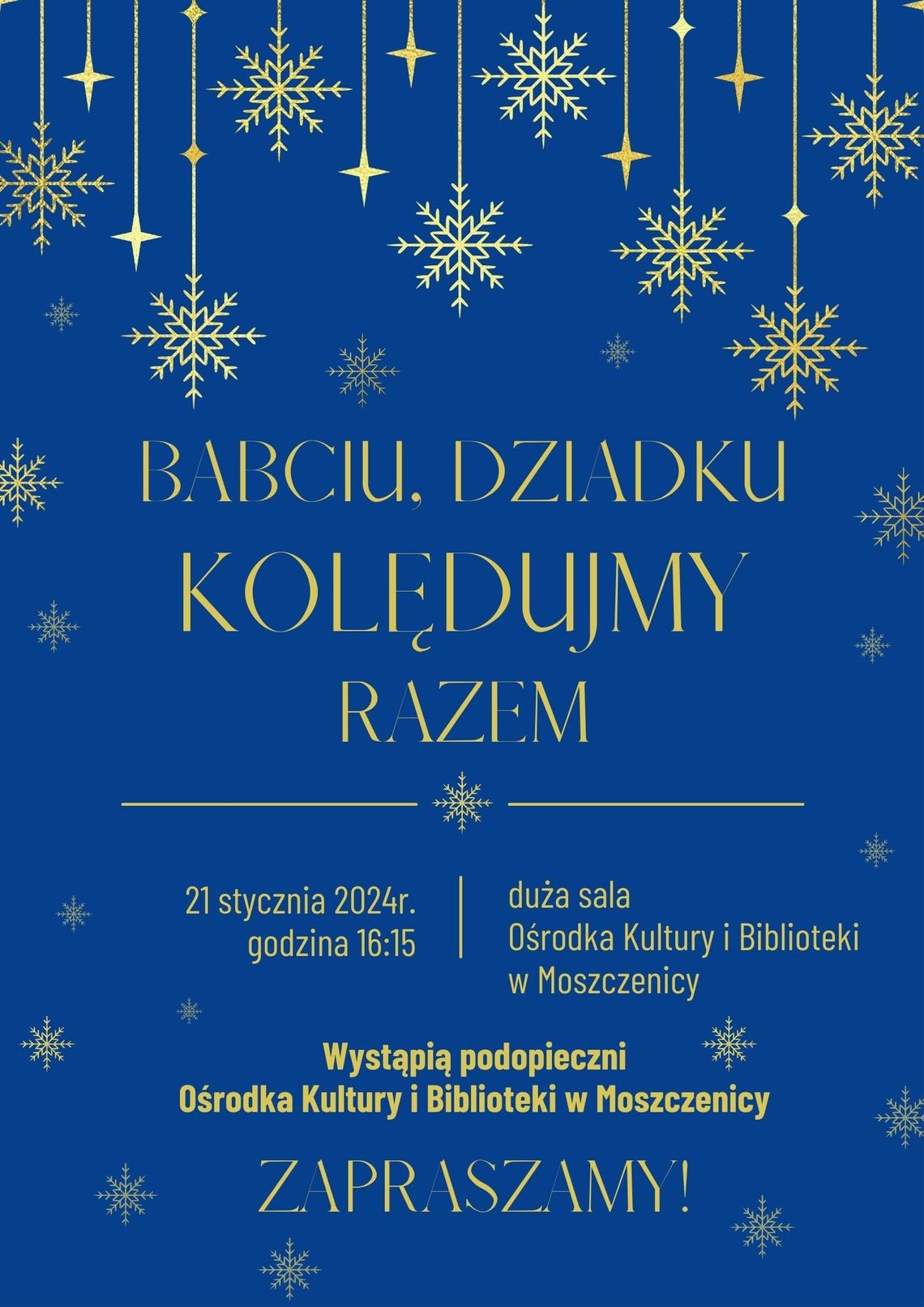 Babciu, dziadku kolędujmy razem | halogorlice.info