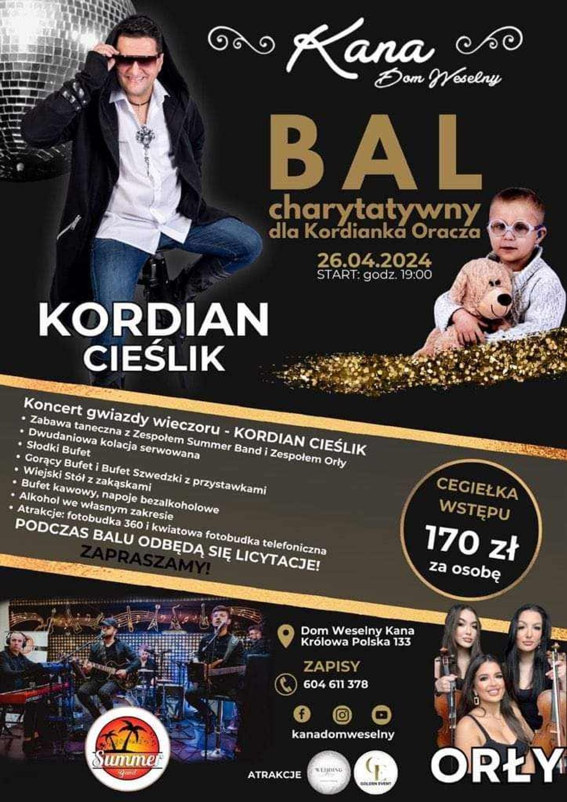 Bal charytatywny dla Kordianka | halogorlice.info