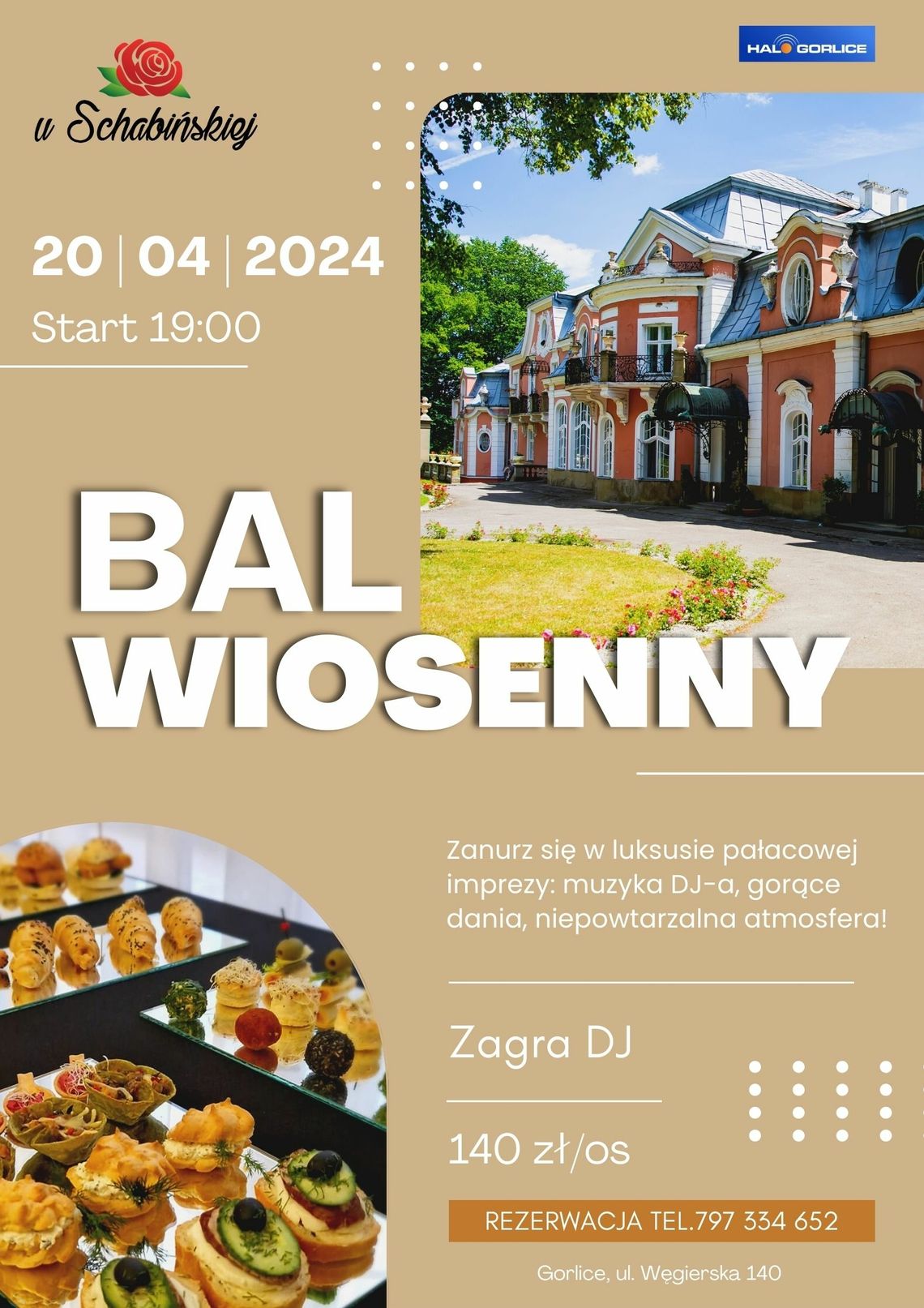 Bal wiosenny  –  U Schabińskiej | halogorlice.info