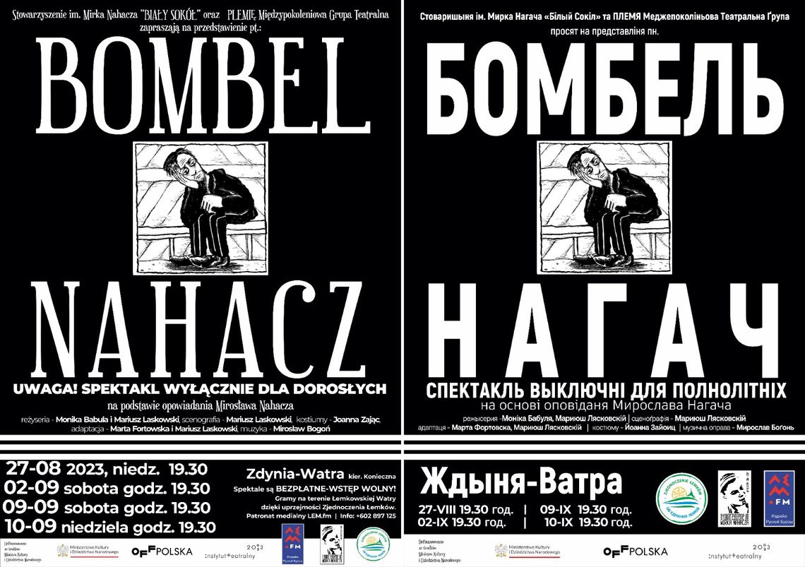 BOMBEL – na podstawie powieści Mirosława Nahacza | halogorlice.info