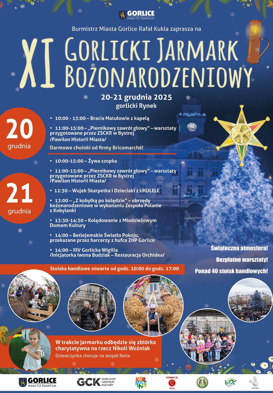 Charytatywny Jarmark Bożonarodzeniowy dla Nikoli Woźniak | zapowiedzi wydarzeń - halogorlice.info Plakat zapowiadający wydarzenie