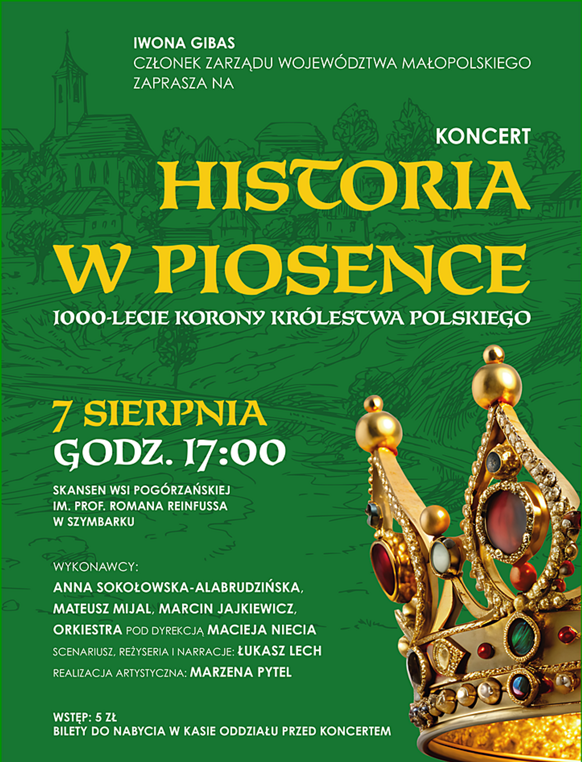 Cykl koncertów pt. Historia w piosence | halogorlice.info Plakat zapowiadający Cykl koncertów pt. Historia w piosence
