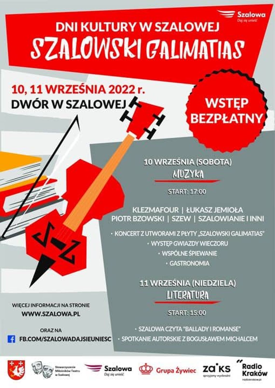 Dni Kultury w Szalowej - Szalowski Galimatias | zapowiedzi imprez – halogorlice.info