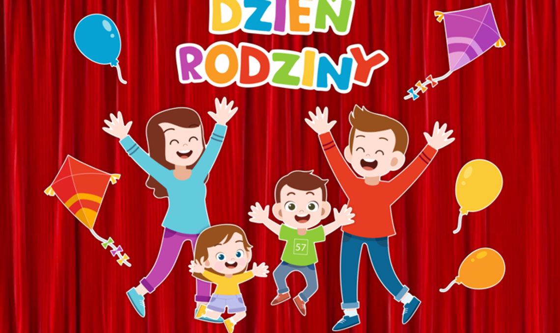 zdjęcie przedstawia plakat promujacy wydarzenie -  Dzień Dziecka i Rodziny w Bobowej
