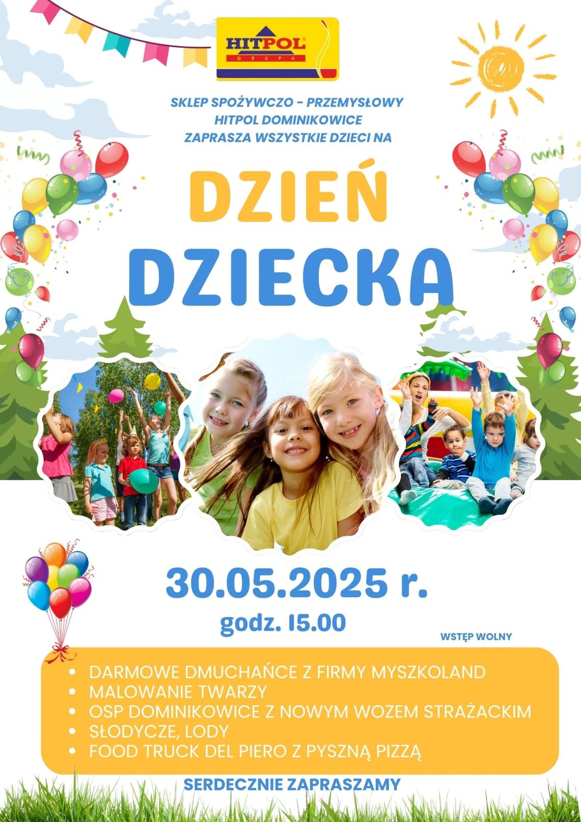Dzień Dziecka w Dominikowicach | halogorlice.info Plakat na Dzień Dziecka