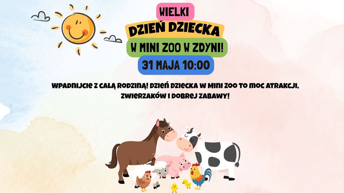 Dzień Dziecka w Mini ZOO w Zdyni | zapowiedzi imprez – halogorlice.info Dzień Dziecka w Mini ZOO w Zdyni | zapowiedzi imprez – halogorlice.info
