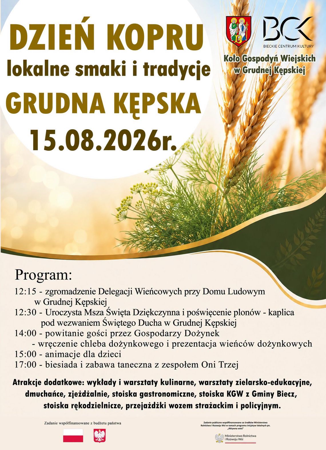 Dzień Kopru w Grudnej Kępskiej | zapowiedzi wydarzeń - halogorlice.info Dzień Kopru w Grudnej Kępskiej | zapowiedzi wydarzeń - halogorlice.info