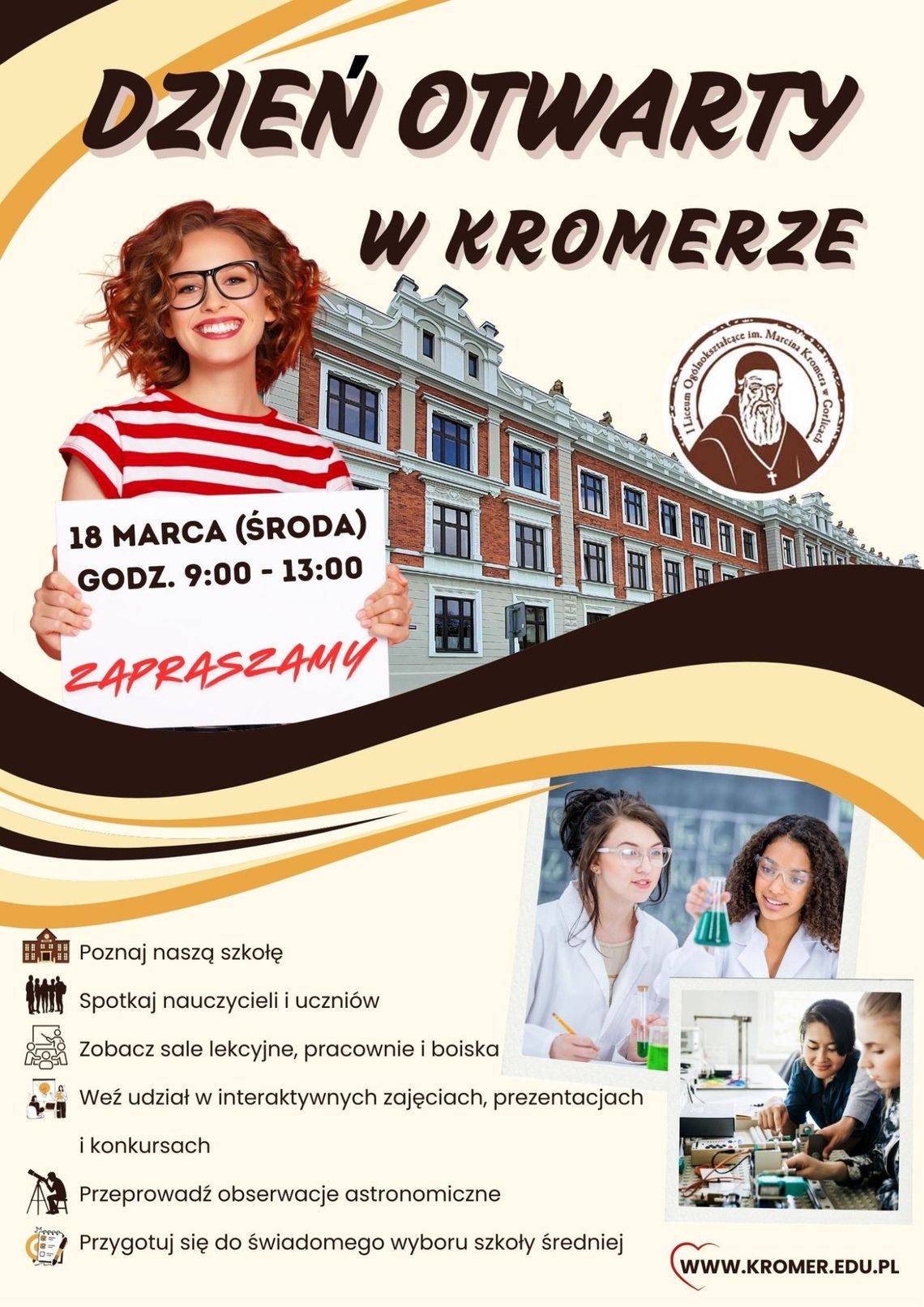 Dzień Otwarty w Kromerze | zapowiedzi wydarzeń - halogorlice.info zdjęcie przedstawia plakat zapowiadający wydarzenie - Dzień Otwarty w Kromerze