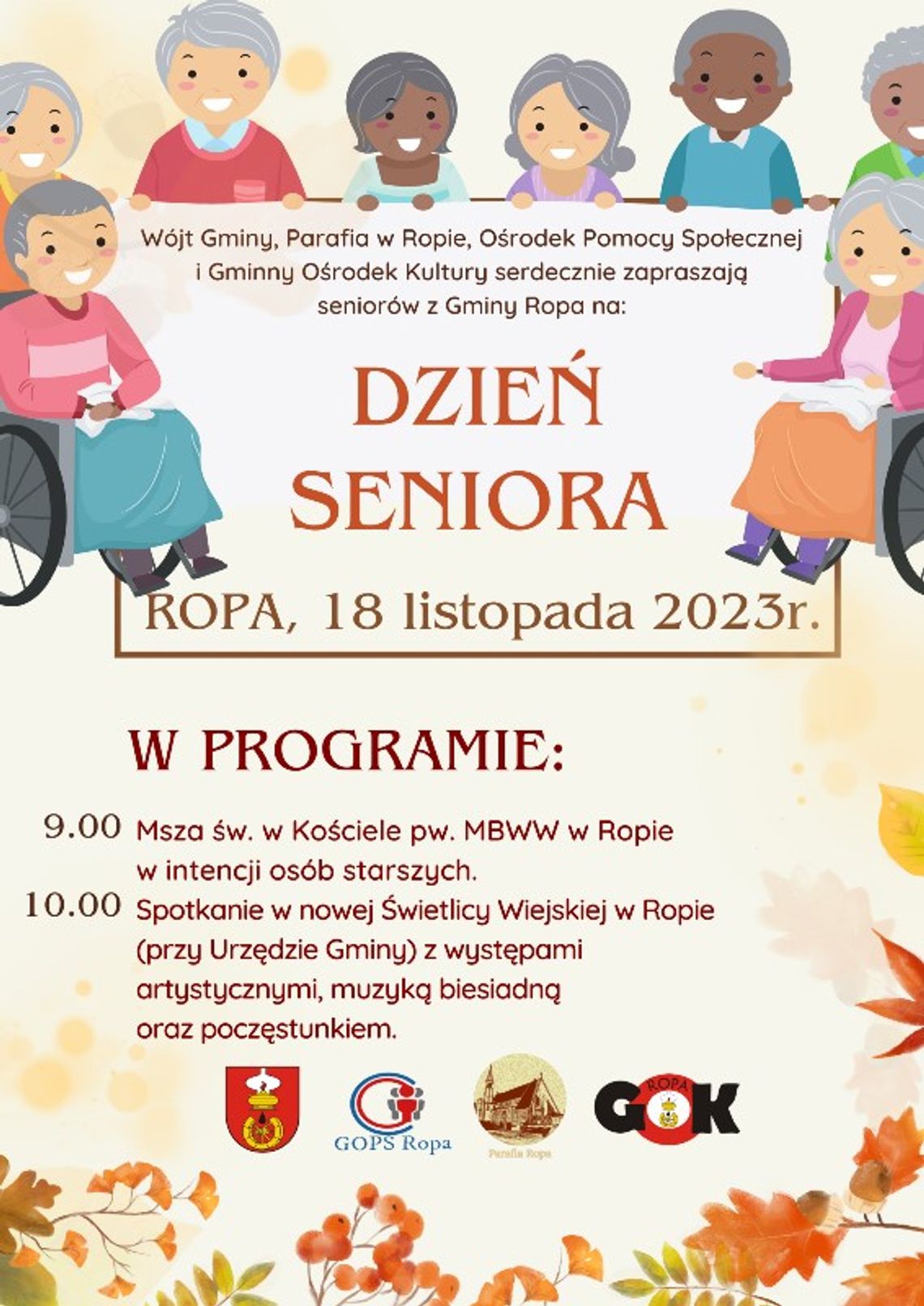 Dzień Seniora w Ropie - zapoweidź imprez | halogorlice.info