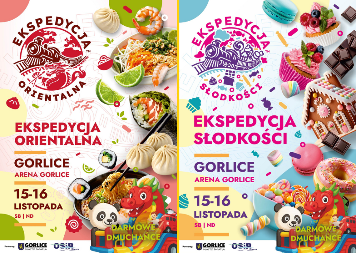 Ekspedycja Orientalna i Słodkości w Gorlicach | zwiastuny imprez - halogorlice.info Zdjęcie przedstawia plakat promujący wydarzenie Ekspedycja Orientalna i Słodkości w Gorlicach