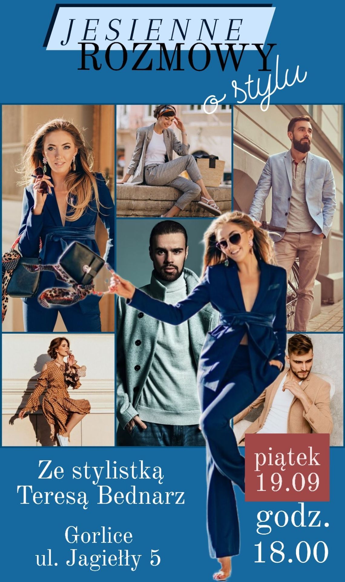 Fashion Reset. Jesienne rozmowy o stylu | halogorlice.info Zdjęcie przedstawia plakat promujący wydarzenie Fashion Reset. Jesienne rozmowy o stylu