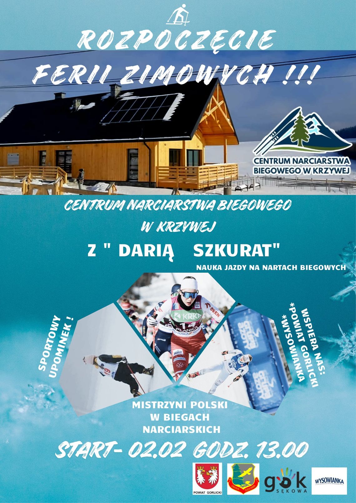 Ferie zimowe z Darią Szkurat | zapowiedzi wydarzeń - halogorlice.info