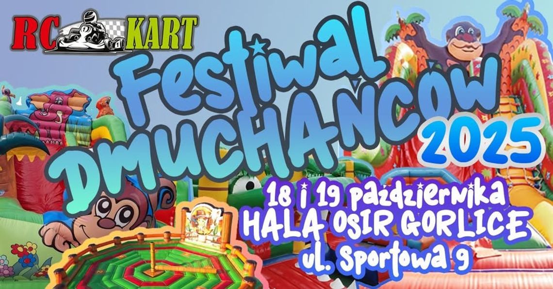 Festiwal Dmuchańców w Gorlicach | zapowiedzi imprez - halogorlice.info Plakat zapowiadający wydarzenie festiwal Dmuchańców w Gorlicach