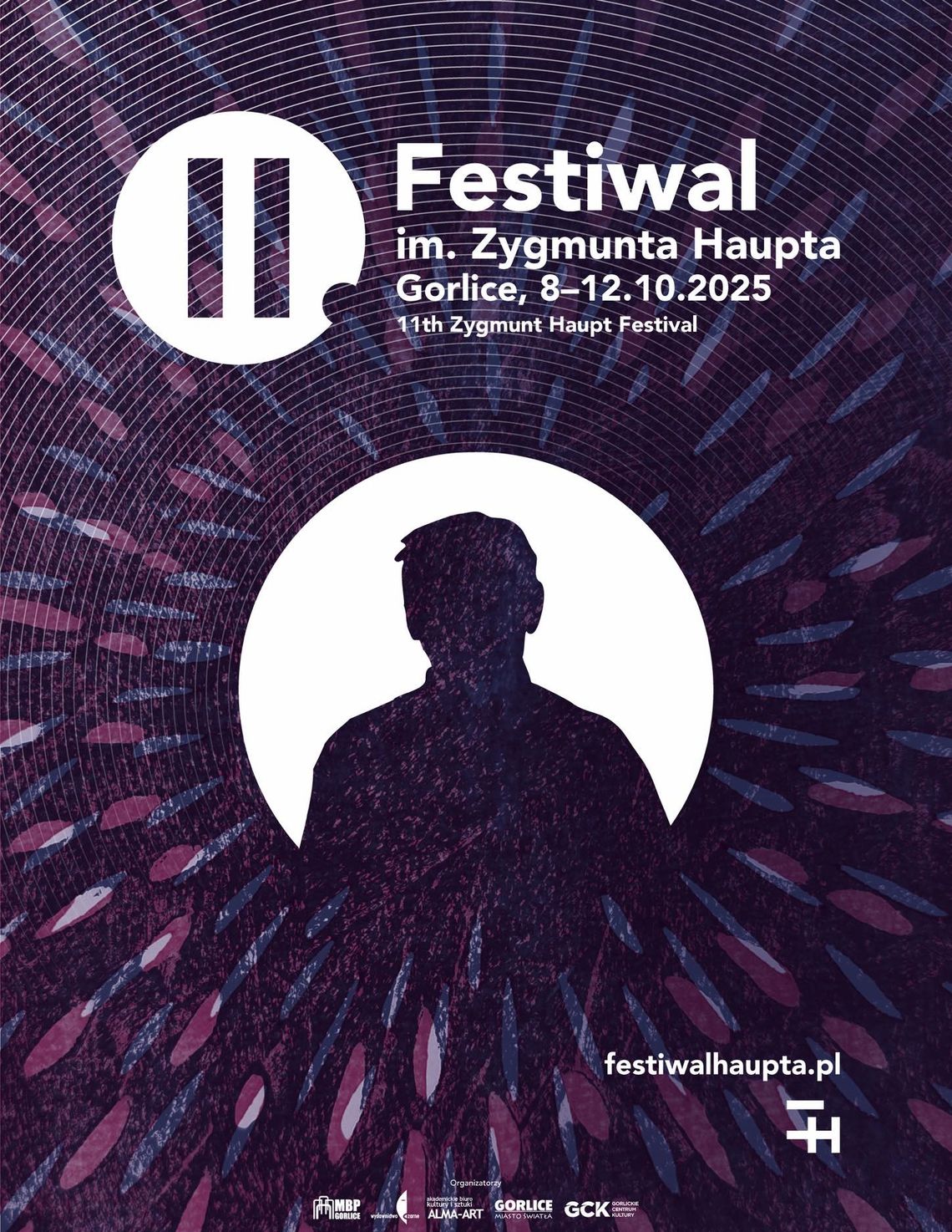 Zdjęcie przedstawia plakat promujący Festiwal im. Zygmunta Haupta