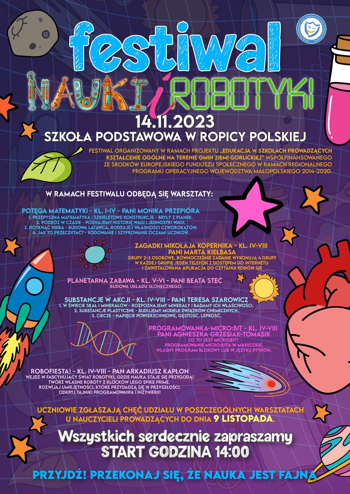 Festiwal Nauki i Robotyki w Ropicy Polskiej | halogorlice.info