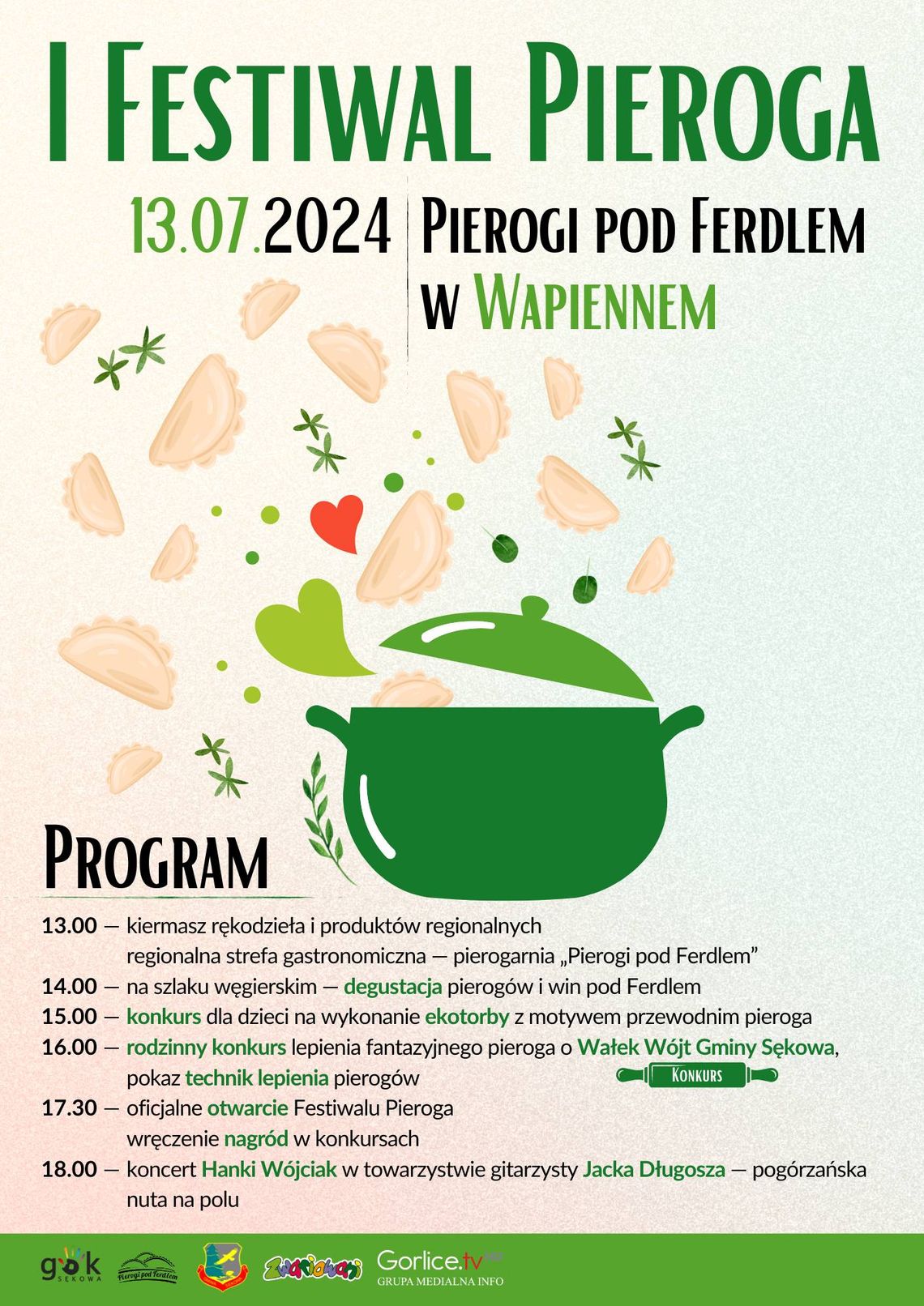 Festiwal Pieroga w Wapiennem | zapowiedzi imprez – halogorlice.info Festiwal Pieroga w Wapiennem | zapowiedzi imprez – halogorlice.info