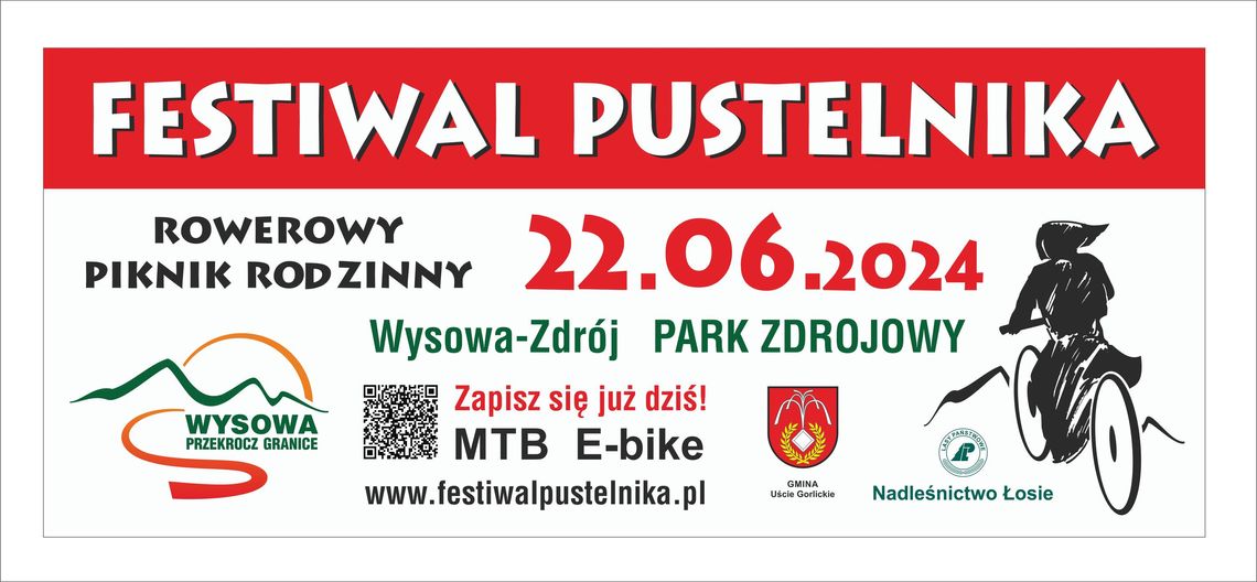 Festiwal Pustelnika – Rowerowy Piknik Rodzinny i zawody MTB i E-bike | zapowiedzi imprez – halogorlice.info