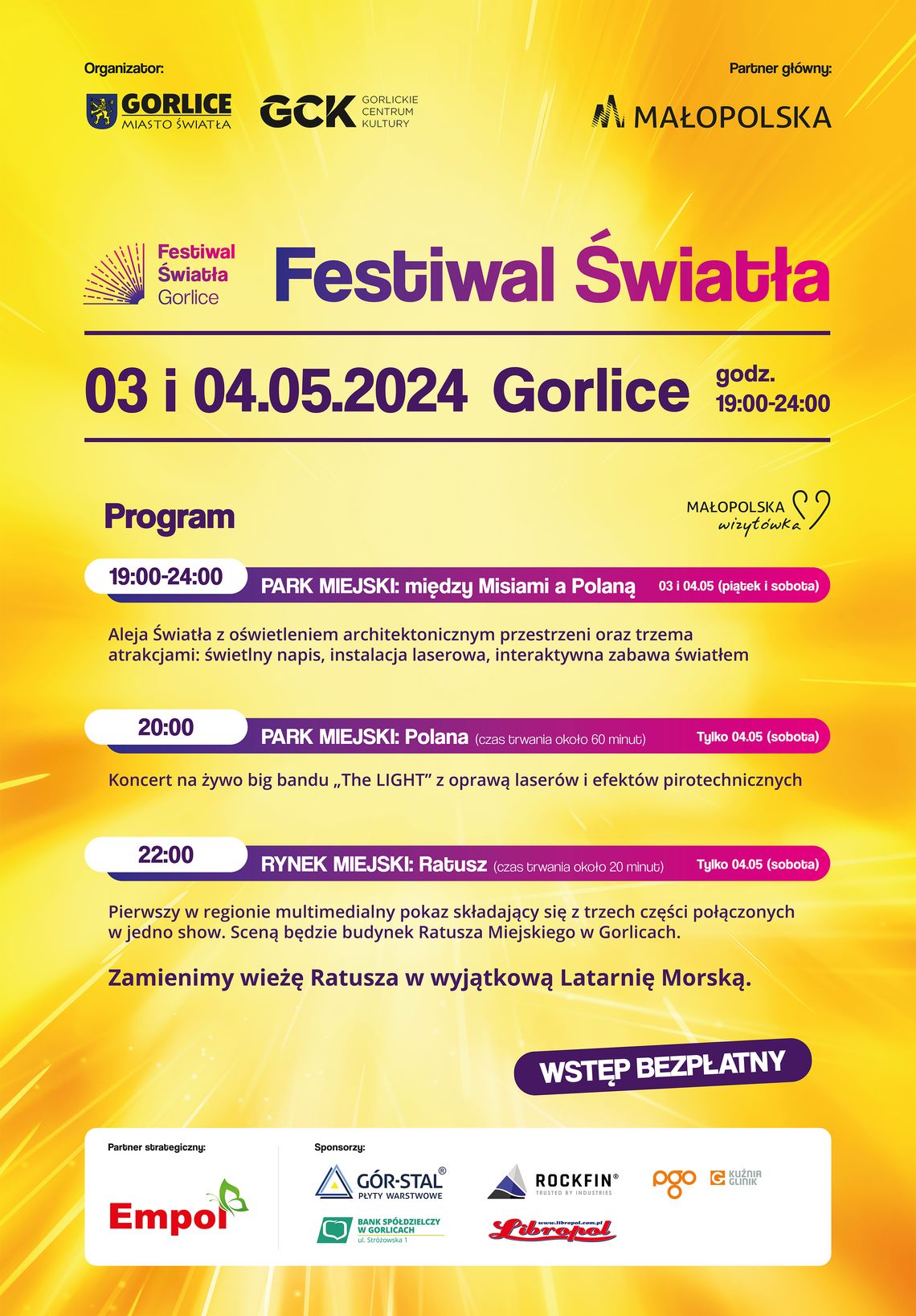 Festiwal Światła w Gorlicach | halogorlice.info