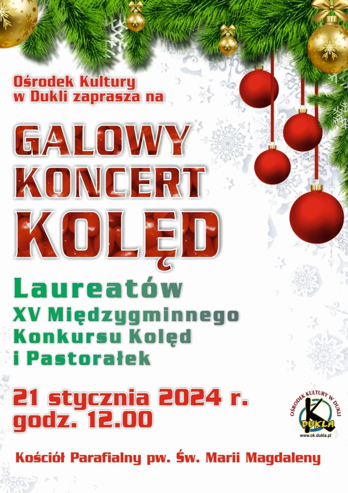 Galowy Koncert Kolęd w kościele w Dukli | halogorlice.info