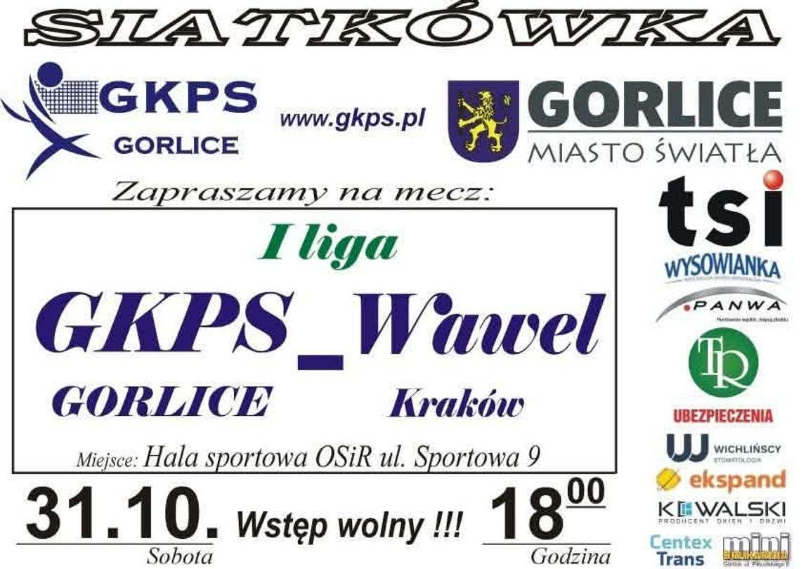GKPS Gorlice zmierzy się z WKS WAWEL Kraków | zapowiedzi wydarzeń - halogorlice.info GKPS Gorlice zmierzy się z WKS WAWEL Kraków | zapowiedzi wydarzeń - halogorlice.info