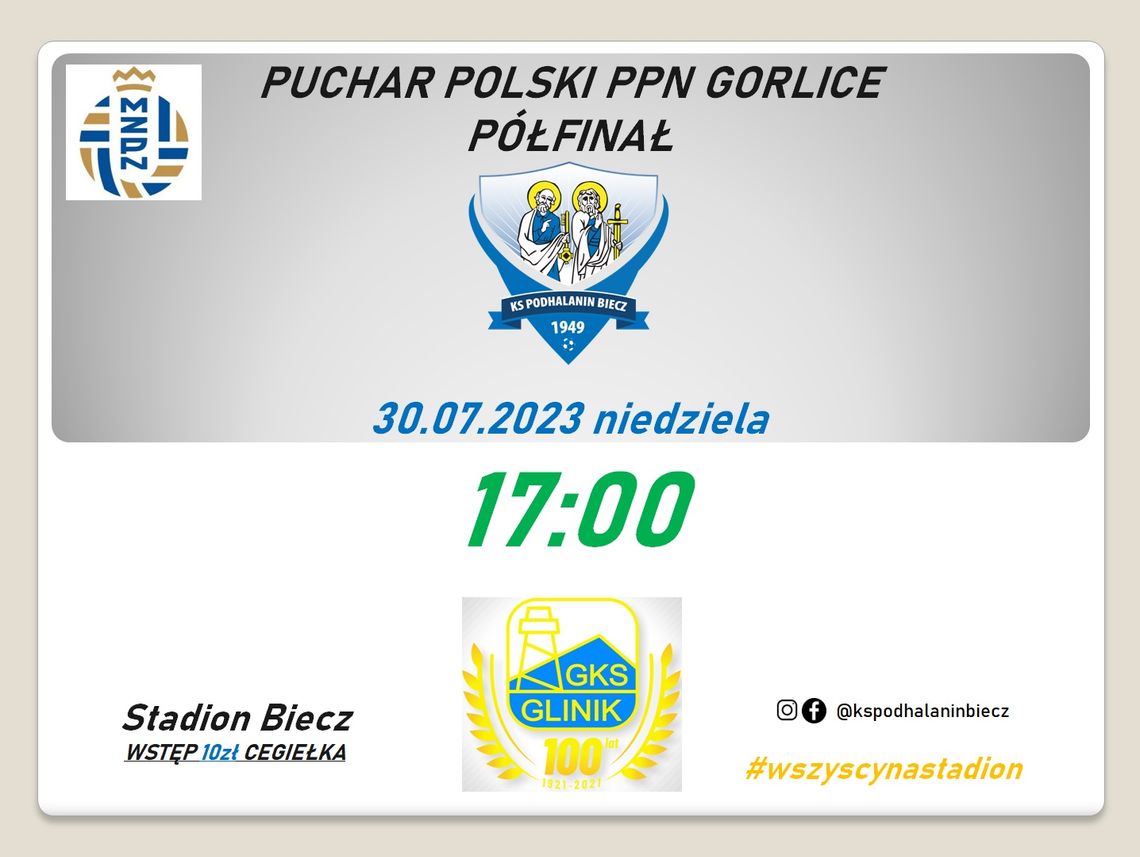 GKS Glinik Gorlice vs Podhalanin Biecz - Puchar Polski PPN Gorlice | halogorlice.info GKS Glinik Gorlice vs Podhalanin Biecz - Puchar Polski PPN Gorlice | halogorlice.info