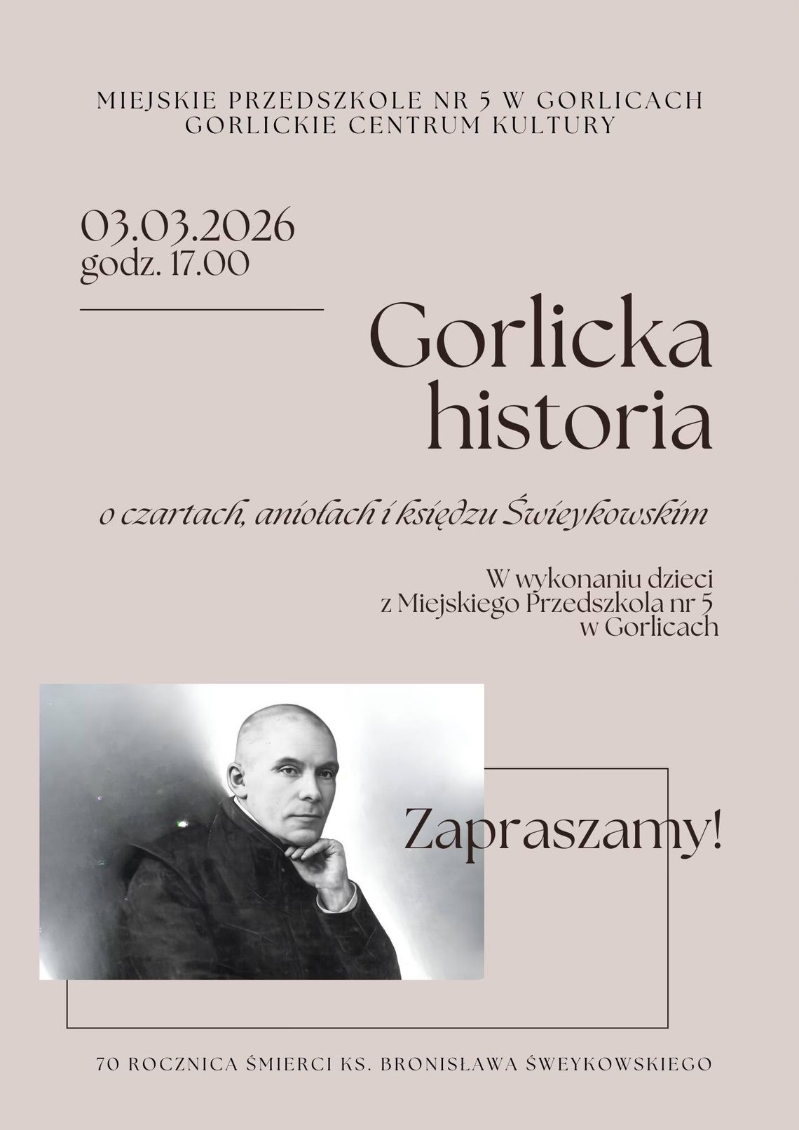 Gorlicka Historia | zapowiedzi wydarzeń - halogorlice.info Plakat zapowiadający wydarzenie - Gorlicka Historia