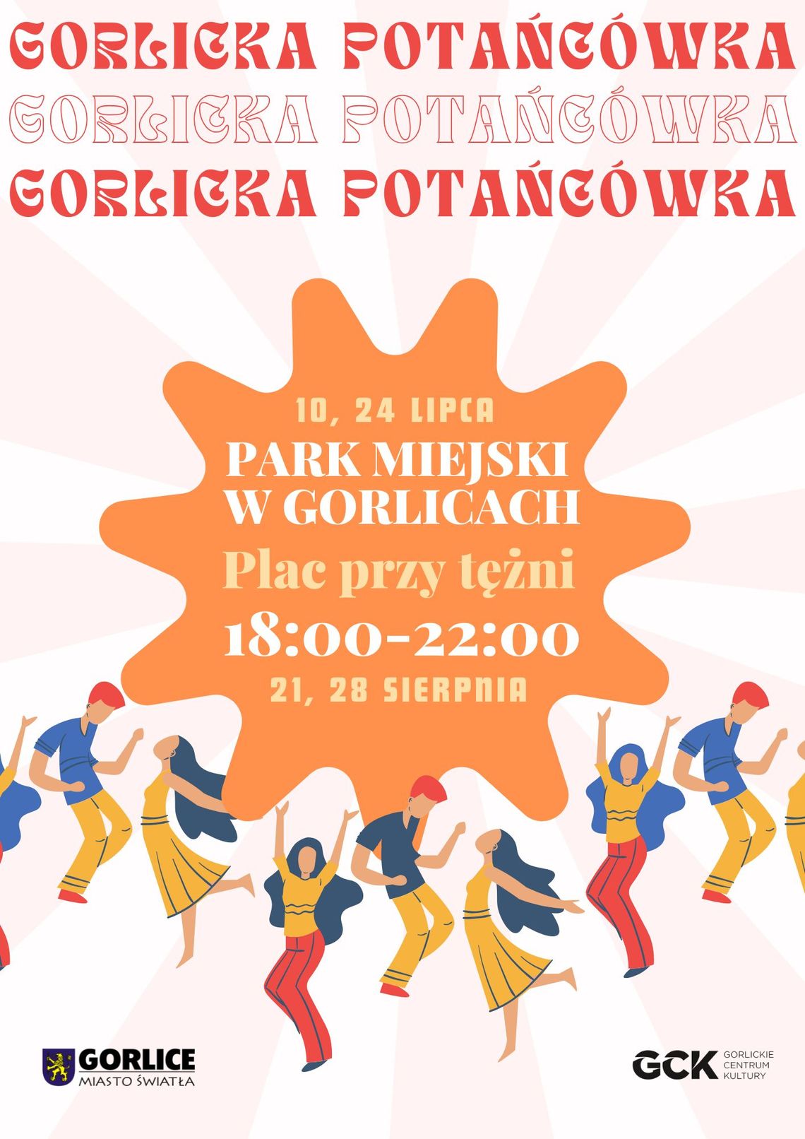 Plakat promujący Gorlicką potańcówkę