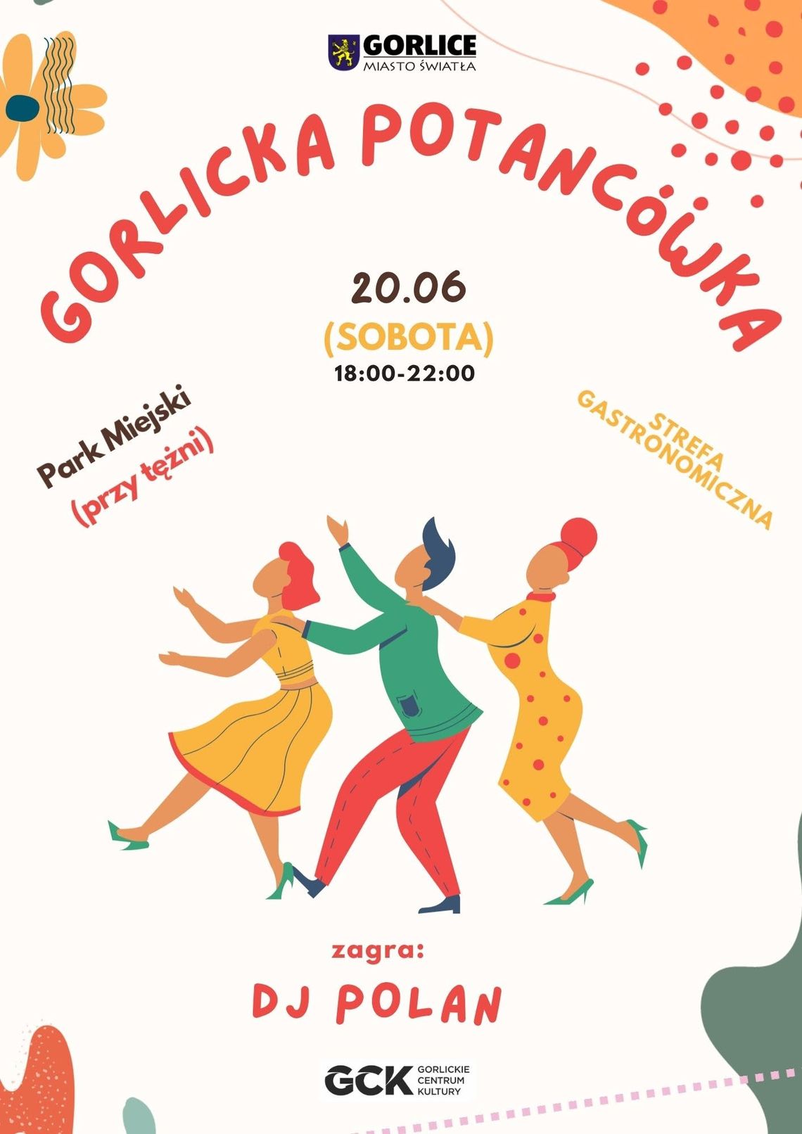 Gorlicka Potańcówka | zapowiedzi wydarzeń - halogorlice.info Zdjęcie przedstawia plakat zapowiadający wydarzenie - Gorlicka Potańcówka