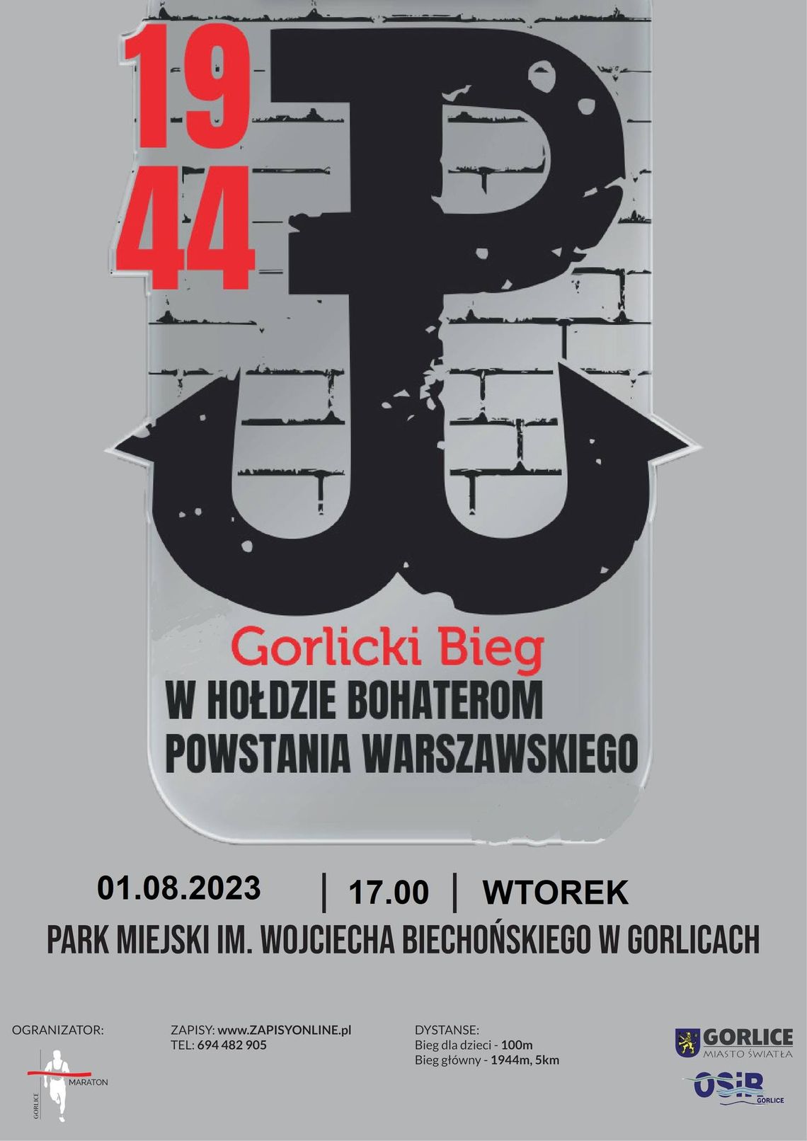 Gorlicki Bieg w Hołdzie Bohaterom Powstania Warszawskiego | halogorlice.info