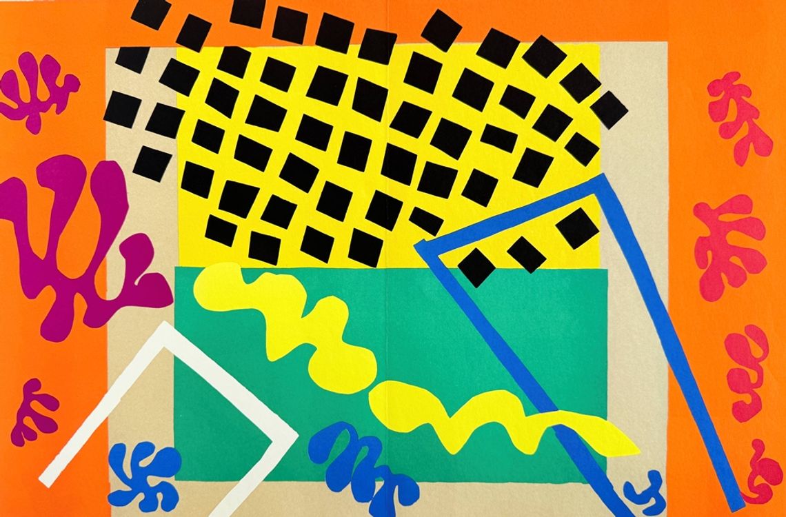 Henri Matisse „Papierowe poematy" wystawa | zapowiedzi wydarzeń - halogorlice.info zdjęcie przedstawia plakat promujący wydarzenie - Henri Matisse „Papierowe poematy" wystawa