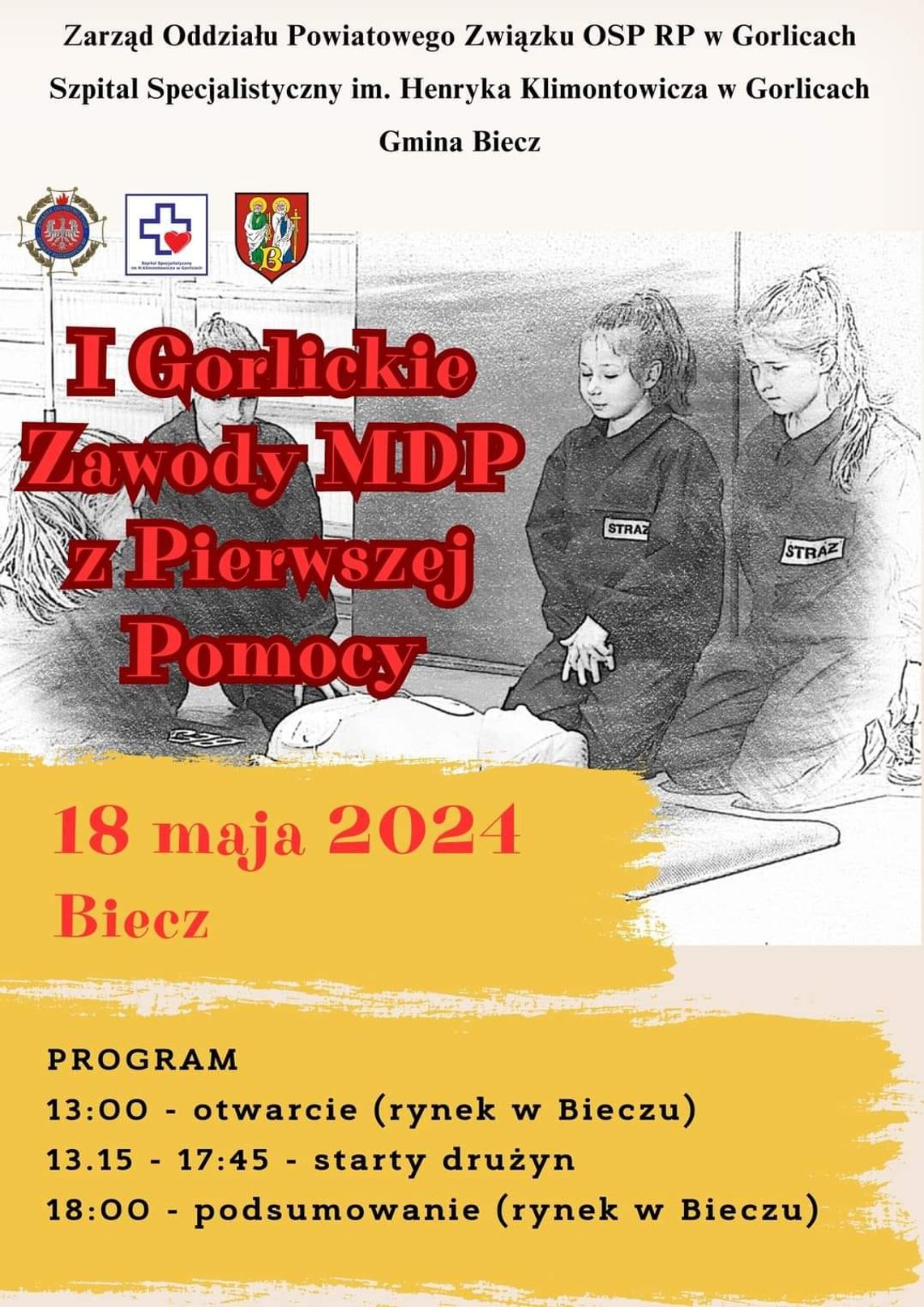 I Gorlickie Zawody MDP z Pierwszej Pomocy | zapowiedzi imprez – halogorlice.info