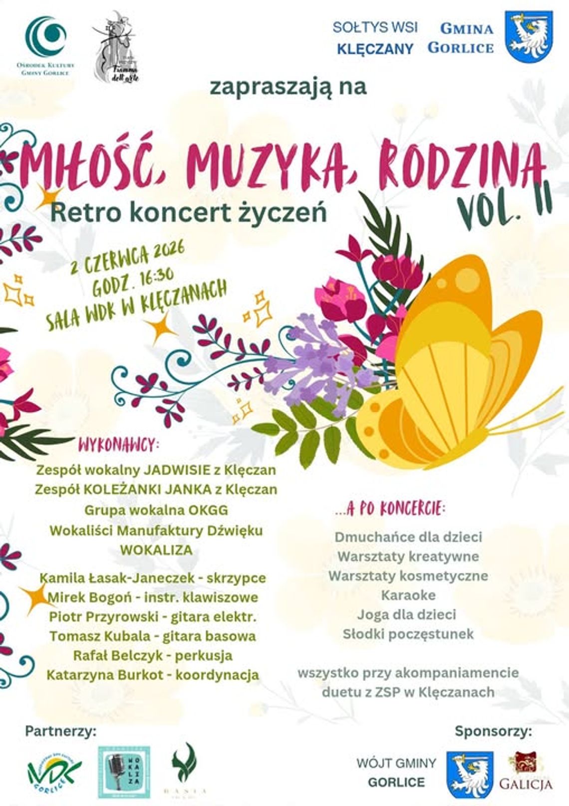 II edycja wydarzenia „Miłość, muzyka, rodzina” | zapowiedzi wydarzeń - halogorlice.info zdjęcie przedstawia plakat promujący wydarzenie - II edycja wydarzenia „Miłość, muzyka, rodzina”