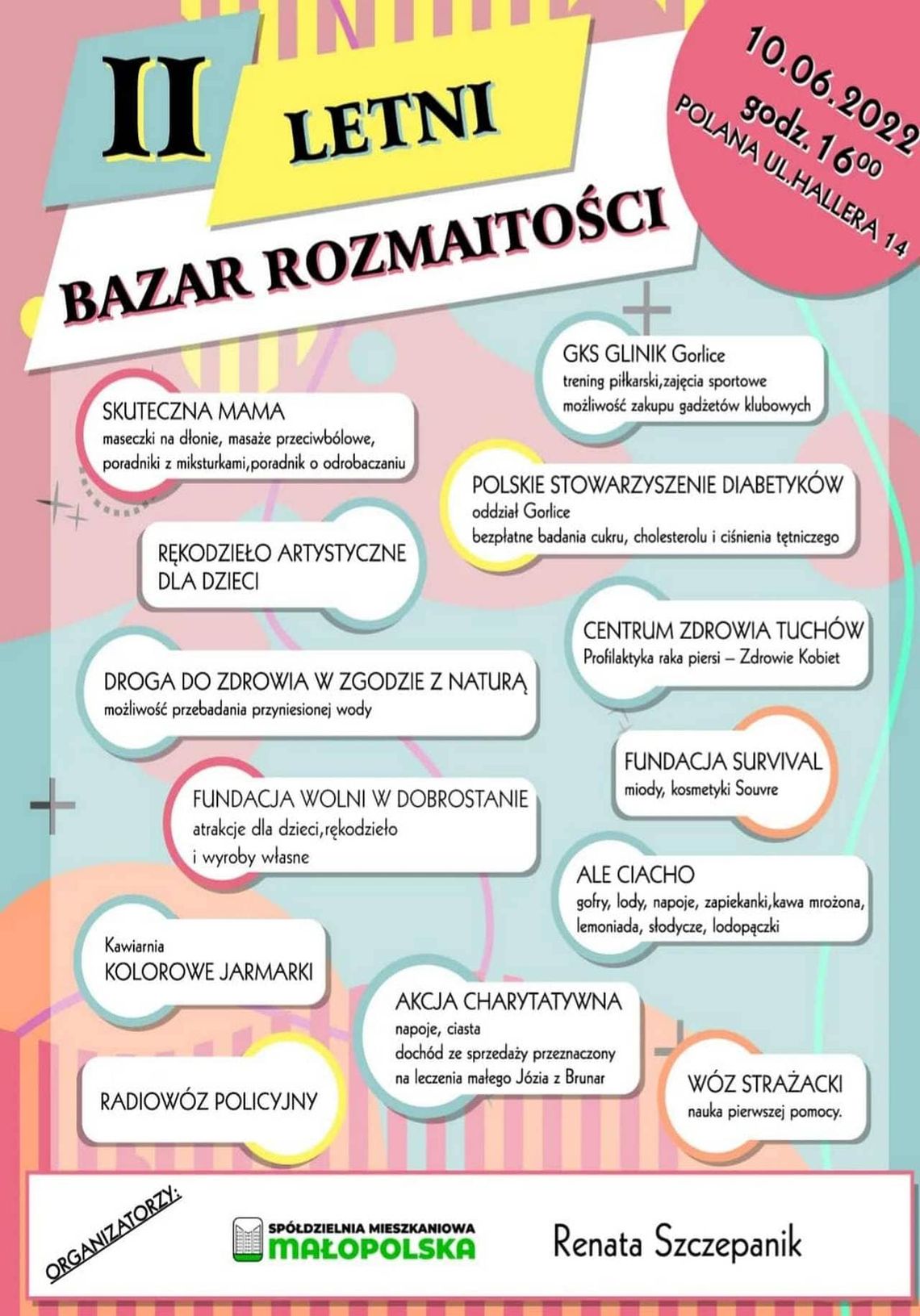 II Letni Bazar Rozmaitości | zapowiedzi imprez – halogorlice.info