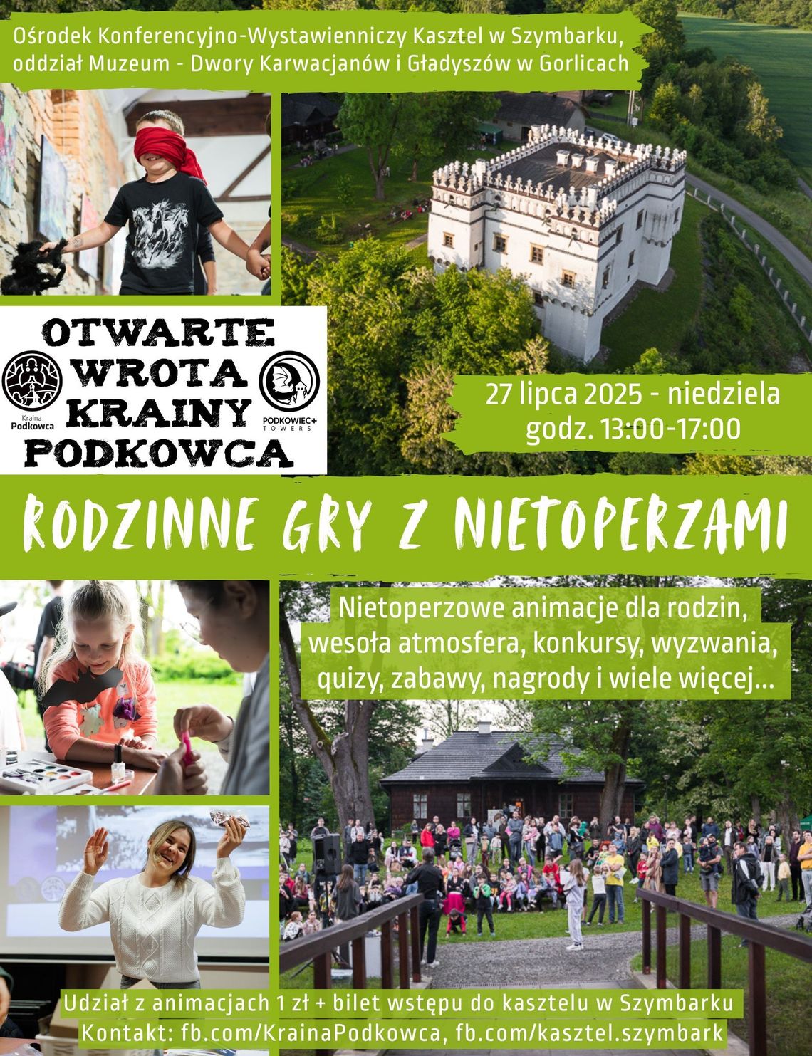 Plakat promujący II Otwarte Wrota Krainy Podkowca