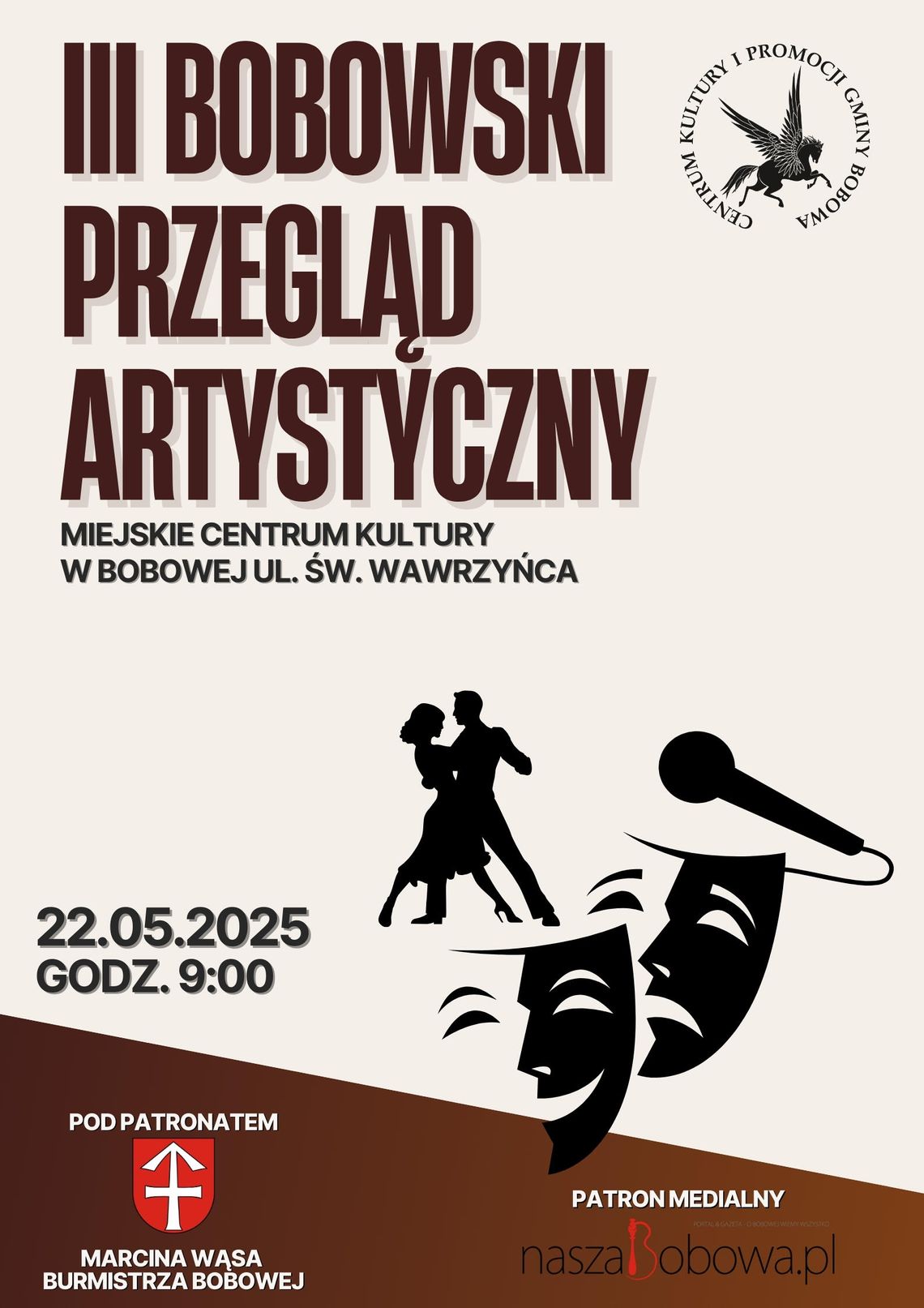 III Bobowski Przegląd Artystyczny | halogorlice.info Plakat promujący III Bobowski Przegląd Artystyczny