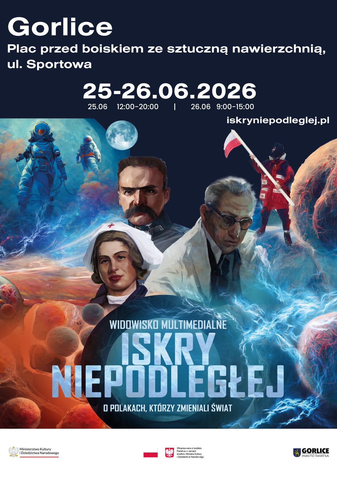 Iskry Niepodległej ponownie w Gorlicach | zapowiedzi wydarzeń - halogorlice.info Zdjęcie przedstawia plakat zapowiadający wydarzenie - Iskry Niepodległej ponownie w Gorlicach