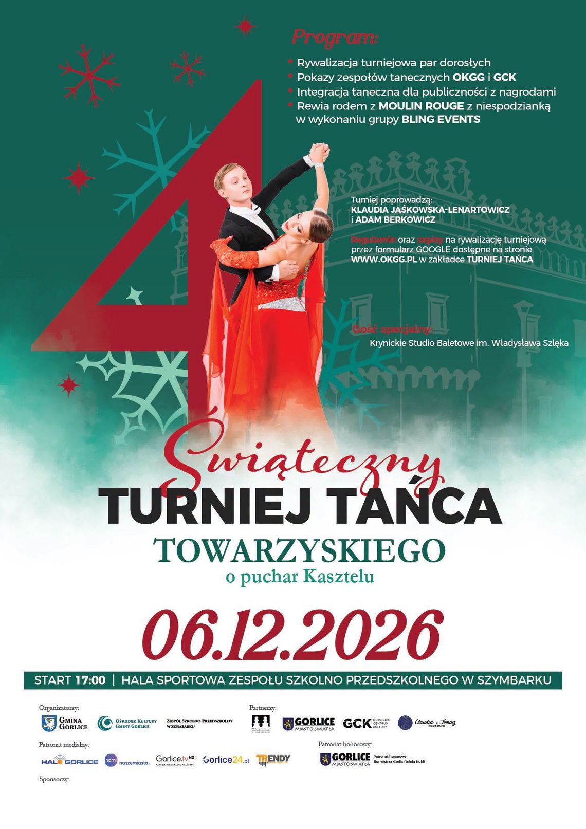 IV Świąteczny Turniej Tańca Towarzyskiego w Szymbarku