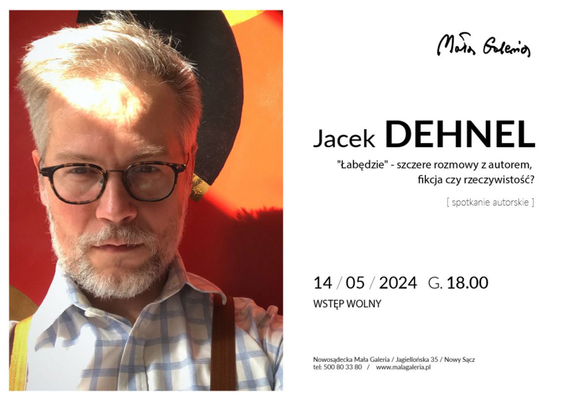 Jacek Dehnel „Łabędzie” – spotkanie autorskie | halogorlice.info
