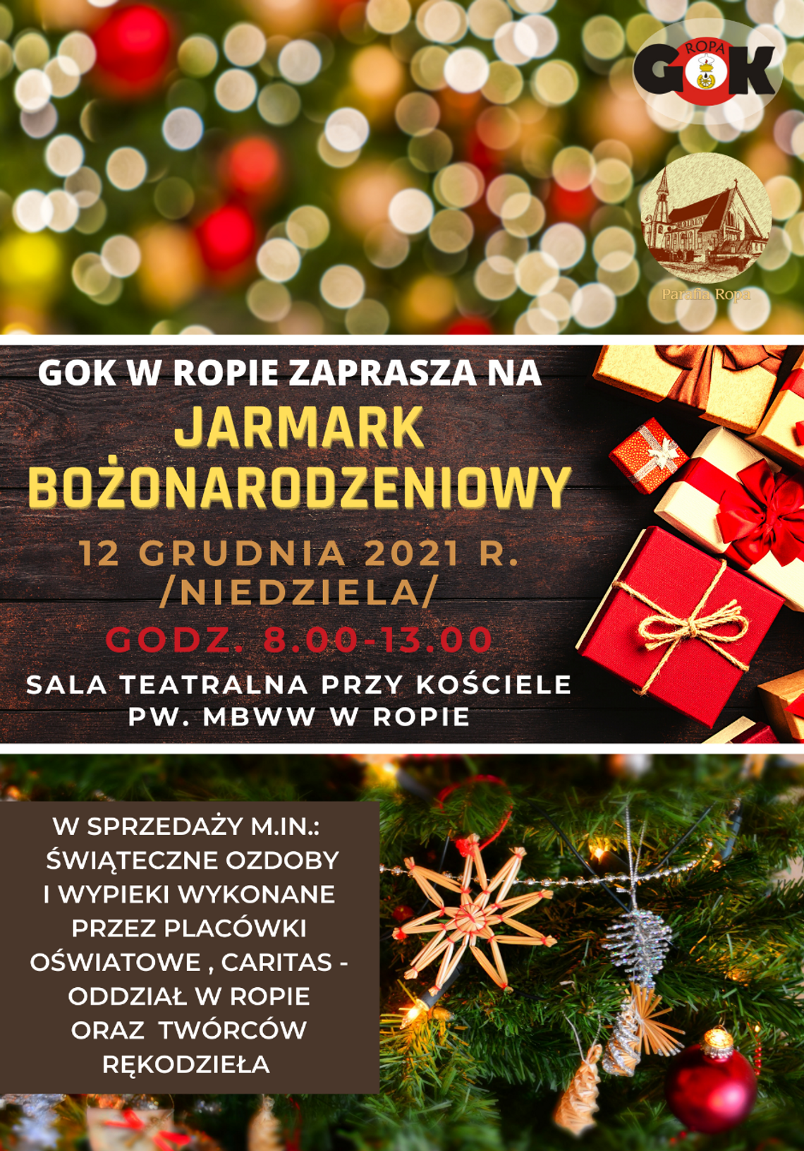 Jarmark Bożonarodzeniowy w Ropie | zapowiedzi imprez – halogorlice.info