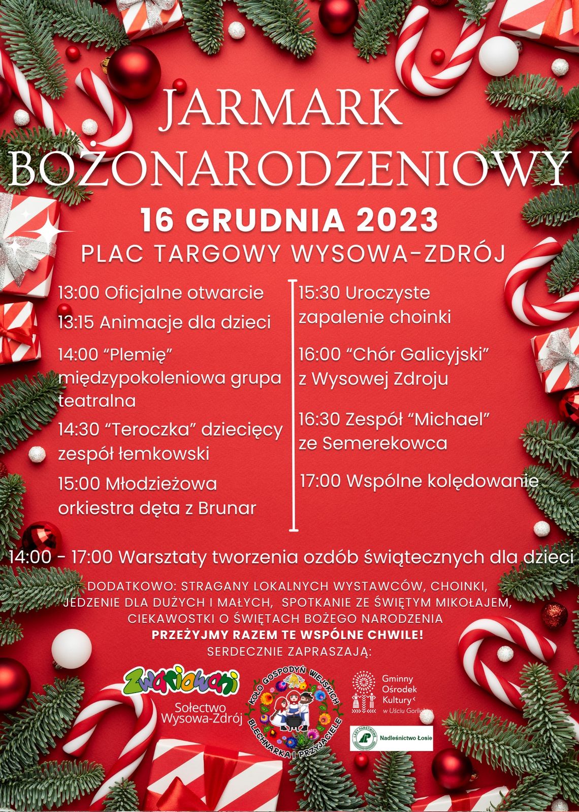 Jarmark Bożonarodzeniowy Wysowa – Zdrój | halogorlice.info