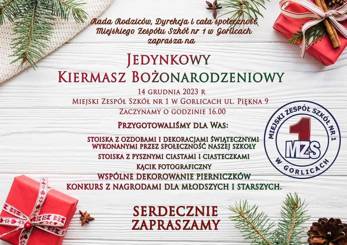 Jedynkowy Kiermasz Bożonarodzeniowy | halogorlice.info