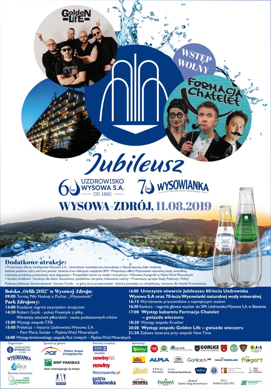 Jubileusz 60-lecia Uzdrowiska Wysowa S.A i 70-lecia Rozlewni Wód Mineralnych Wysowianka Jubileusz 60-lecia Uzdrowiska Wysowa S.A i 70-lecia Rozlewni Wód Mineralnych Wysowianka