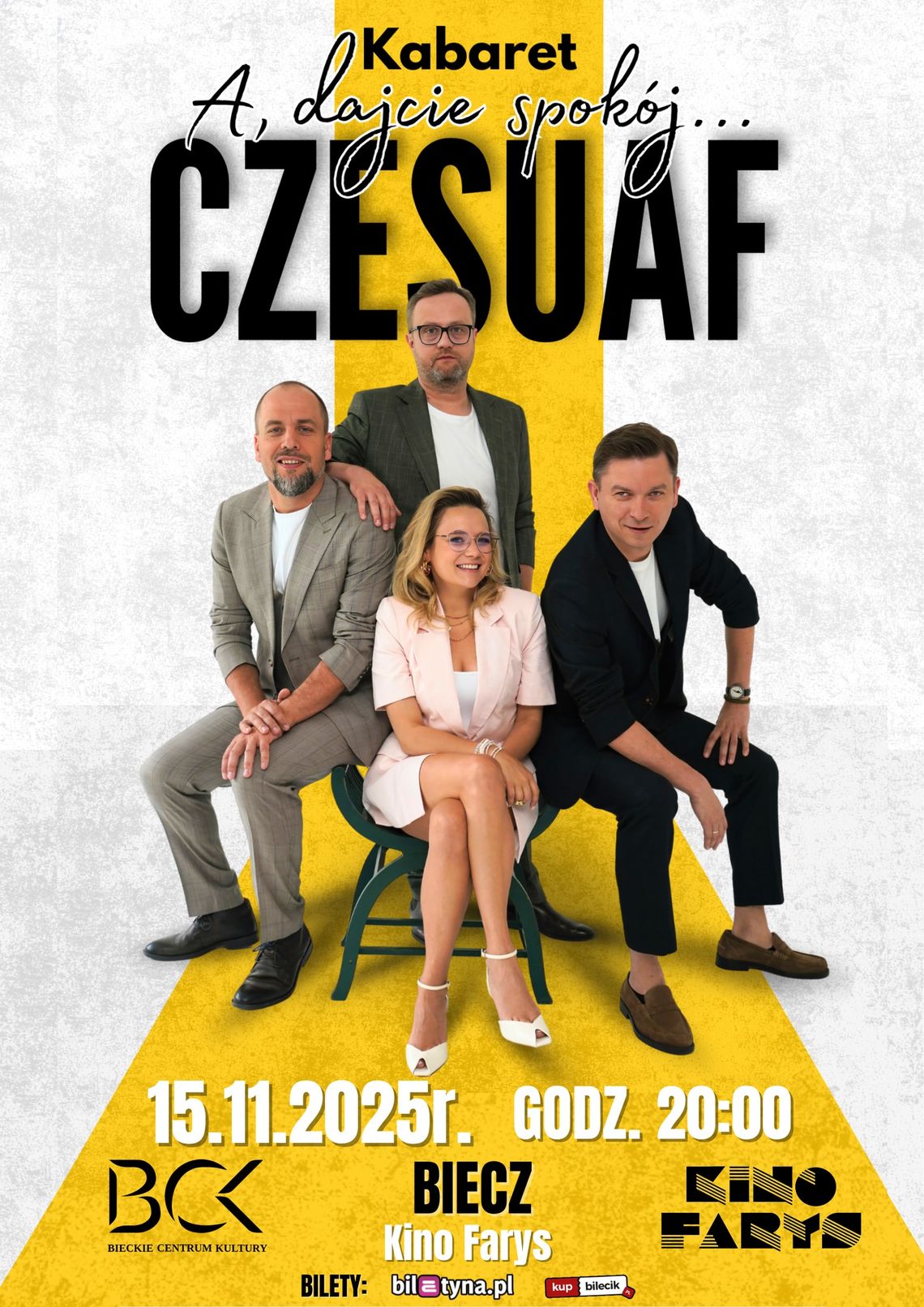 Kabaret Czesuaf z nowym programem „A dajcie spokój” | halogorlice.info