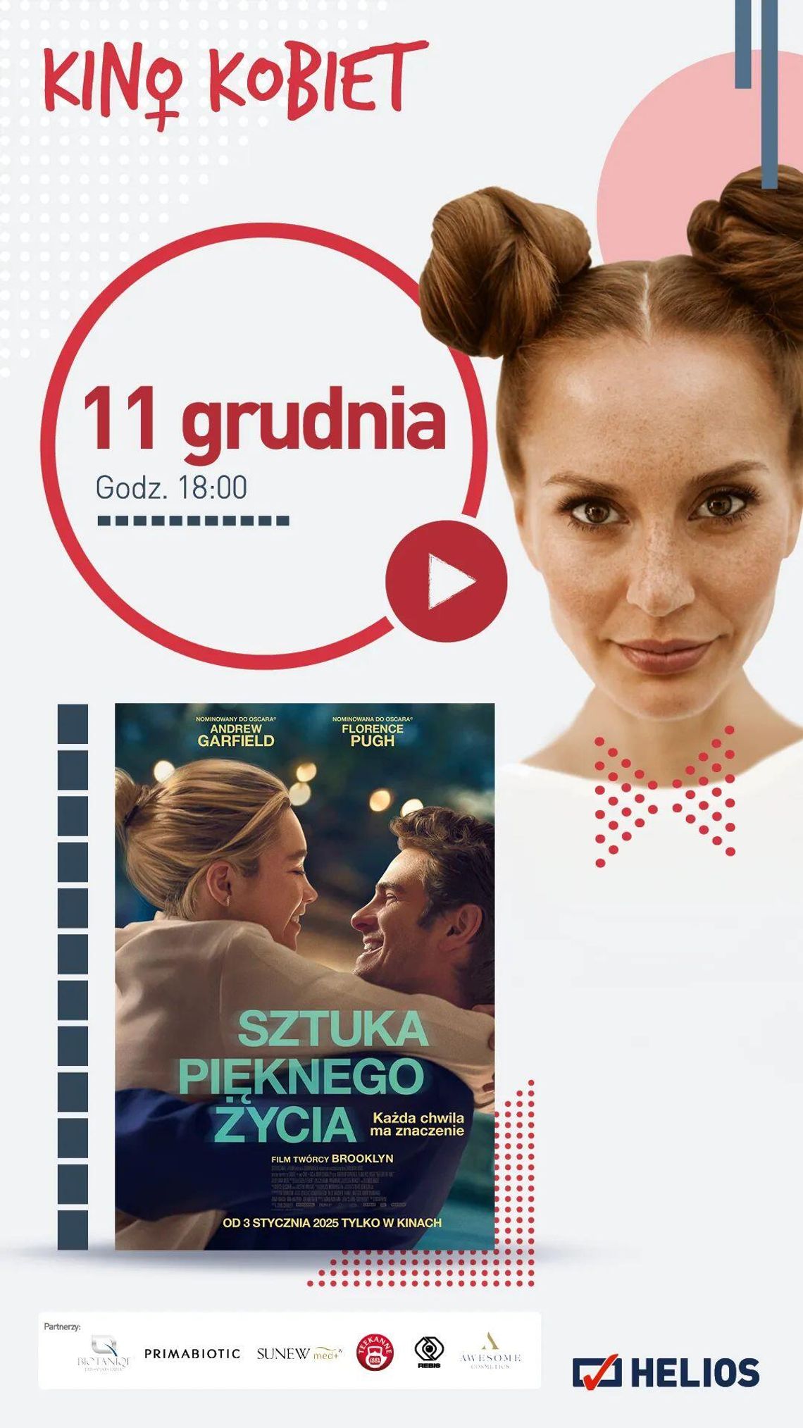 Kino Helios: Kino Kobiet – z filmem „Sztuka pięknego życia” | halogorlice.info