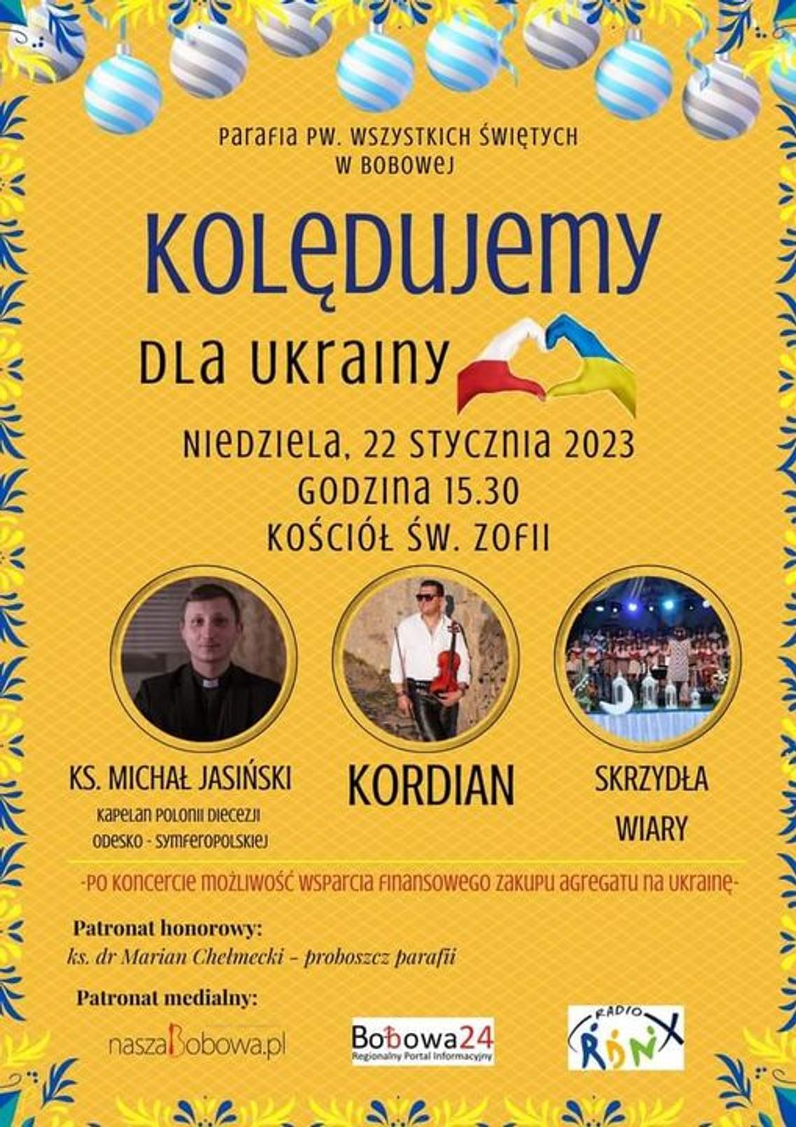 Kolędujemy dla Ukrainy – KORDIAN – Bobowa | halogorlice.info