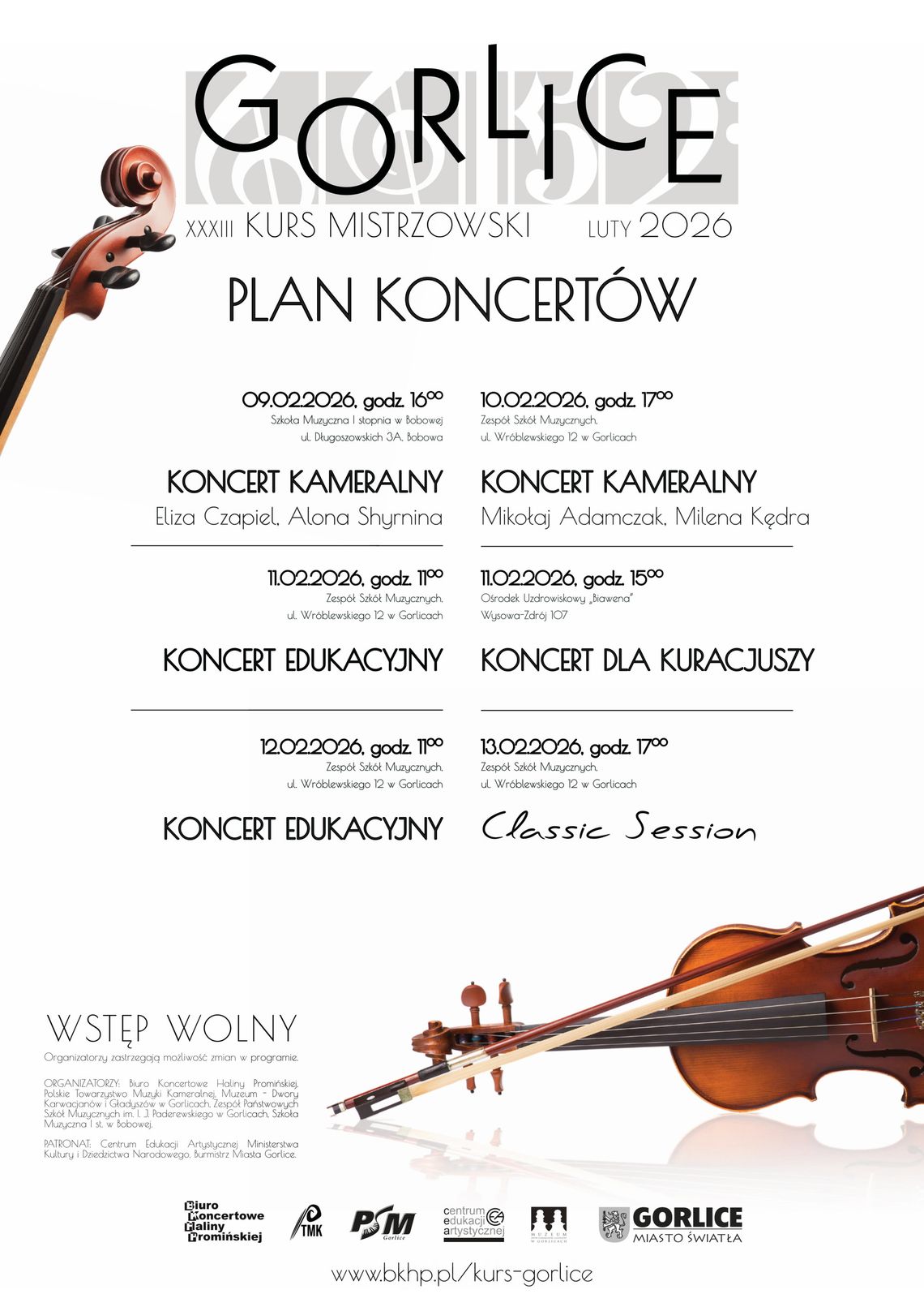 Koncert  „Classic Session” w Gorlicach | zapowiedzi wydarzeń - halogorlice.info