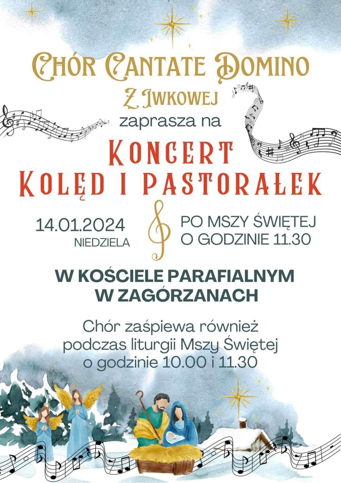 Koncert Kolęd i Pastorałek z Chórem Cantate Domine | halogorlice.info